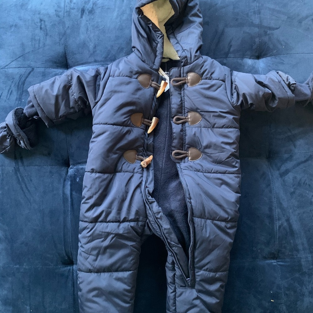 Brand new with tags Snowsuit blue size 9-12 months